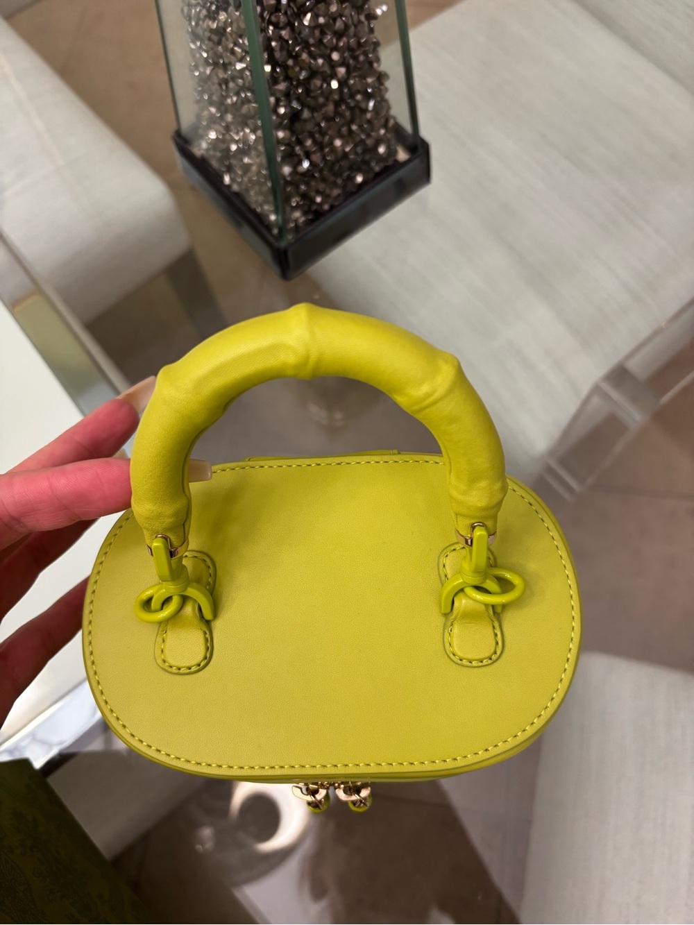 Authentic BRAND NEW! Gucci Mini Vanity Bag with Bamboo Handle - Picture 13 of 15